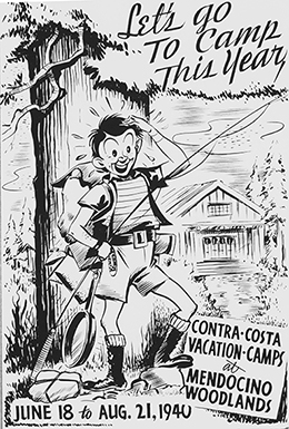 Contra Costa County camp poster, 1940